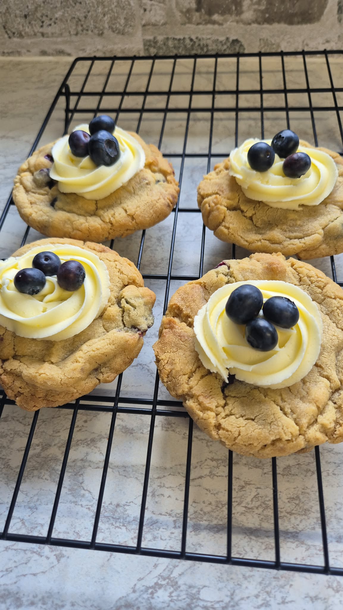 Blueberry & Lemon Chocolate Cookies